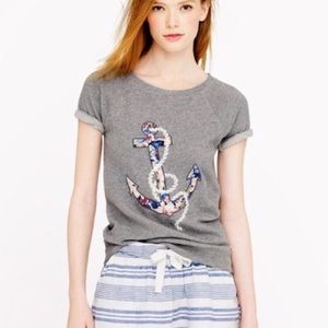 J. Crew Tops - 🌴J Crew Anchor Terry Tee J. Crew Tops - 🌴J Crew Anchor Terry Tee